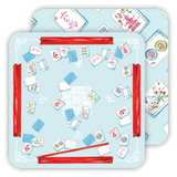 Handpainted Mahjong Table Paper Coaster