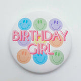 Birthday Smiley Button