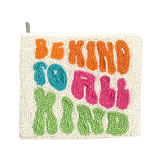 Be Kind Beaded Coin Wallet
