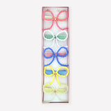 Beaded Bow Hair Clips
