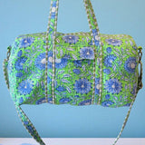 Alice Green and Blue Floral Duffel Bag