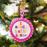 Needlepoint Ornament - Fun & Games