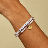 Beaded Bracelet- Believe (Bubble Bath)