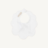 Bellyful Bib- Pink Scallop