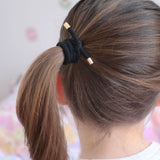 Bess Black Hair Ties- set of 5