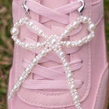 Better with a Bow Shoe Clip Set- Pink
