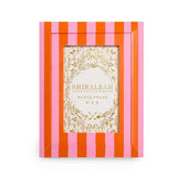 Viva 4x6 Striped Bevel Picture Frame- Orange