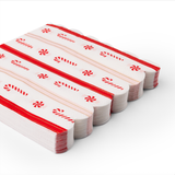 CHRISTMAS PEPPERMINT CANDY LARGE SCALLOPED NAPKINS