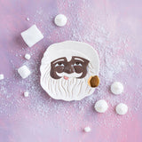Mocha Papa Noel Cookie Plate