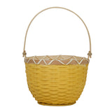 Small Blossom Basket- Mustard