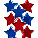 Blue and Red Star Plates