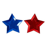 Blue and Red Star Plates