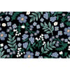 Blue Floral Rifle Doormat 2x3