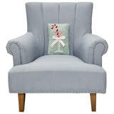 Gingham Bow Martini Glass Hook Pillow