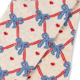 Bow Jaquard Tights