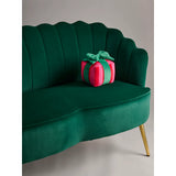 Stripe Gift Box Small Pillow- Red