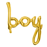 Boy Foil Balloon- Gold