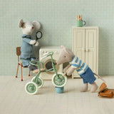 Tricycle Mouse, Big Brother w/ Bag- Brown