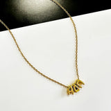 Bubble Letter Sorority Necklace