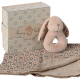 Bunny Rattle Set- Powder