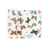 Cotton Muslin Swaddle Blanket- Butterflies