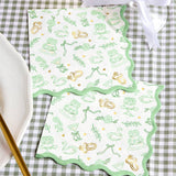 Bach Napkins Green Pattern