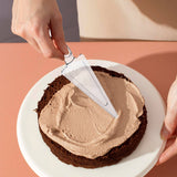 Clear Disposable Plastic Cake Cutter/Lifter - 5 pcs