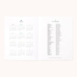 2025-2026 Softcover Monthly Simplified Planner - Happy Stripe