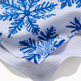 Snowy Days Blue Tea Towel
