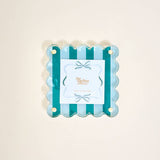 Little Moments Acrylic Picture Frame–Sicily Stripes Teal