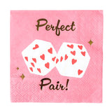 Lucky in Love Perfect Pair Cocktail Napkins