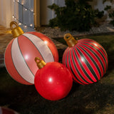 Polka Dot Light Up Inflatable Ornaments