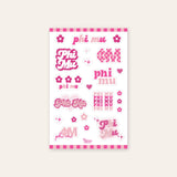 Sorority Sticker Sheet - 19 Chapters Available