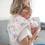 3 Pack Premium Burp Cloths - Bloom