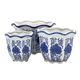Ceramic Chinoiserie Planter Pot