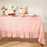 Pink Polka Dot Tablecloth