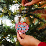 Scallop Ornament - Better Not Pout