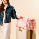 On-the-Go Quilted Weekender Bag-Petal Parade Pink