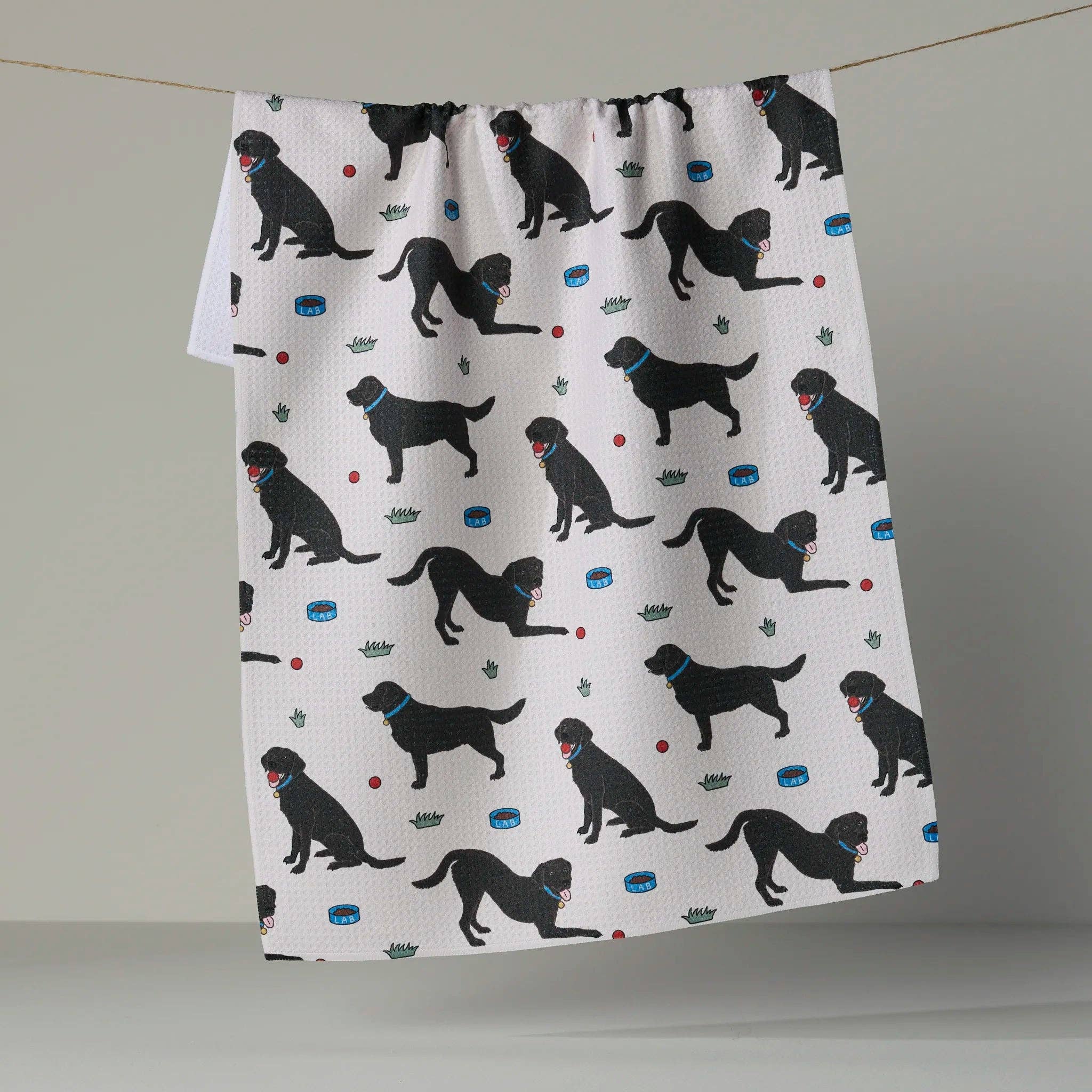 Lab Pals Tea Towel