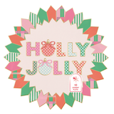 Holly Jolly Celebration Dessert Plate