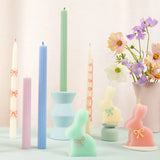 Sea Foam Green Table Candles