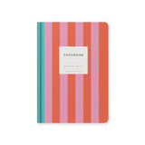 Candy Stripe Hardback Notebook
