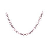 Plastic Link Garland with Candy Stripes- Red & White