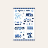 Sorority Sticker Sheet - 19 Chapters Available