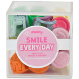 MINI SMILE HAIR CLIPS SET