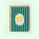 Pasta-tively The Best Thank You Love BFFs Greeting Card