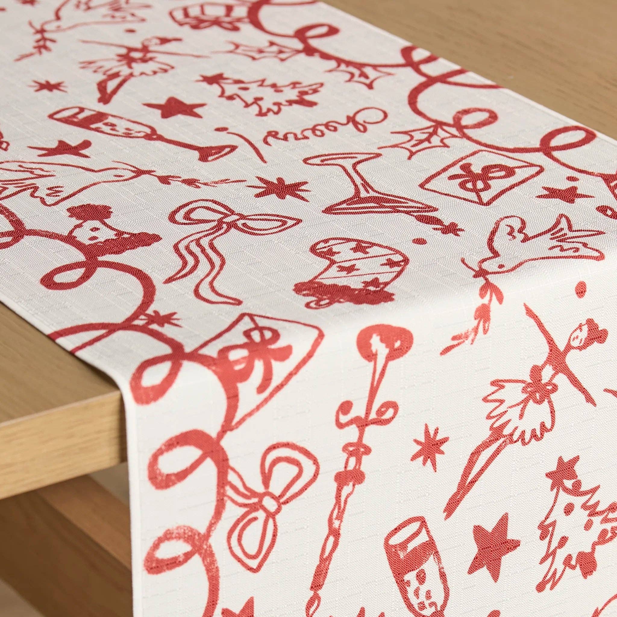 Doodles for Holiday Table Runner