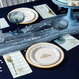 Blue Plaid Cocktail Napkins