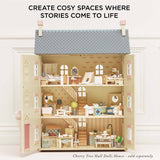 Wooden Dolls House Bedroom