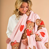 Cozy Dreams Luxe Blanket-Teddy Bear Hugs